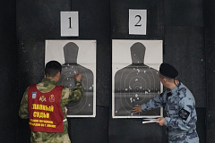 В столичном главке Росгвардии прошел чемпионат по служебному двоеборью